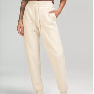 Badgley Mischka Satin Ivory Track Pants Joggers New XL H14